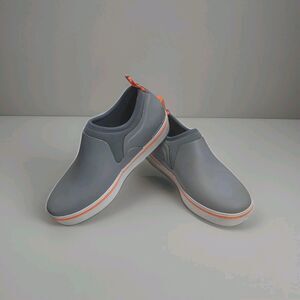 Showave Men's Deck Shoes Waterproof Short Rain Boots Breathable Sailing Size 8